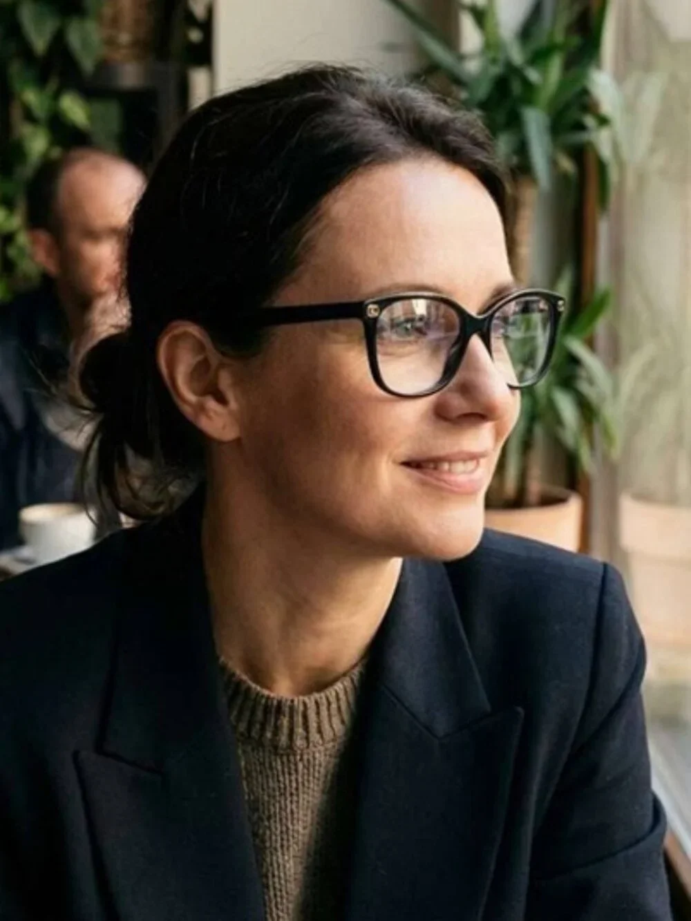 Gucci GG1816O 005 Eyeglasses Black 54mm Cat Eye Frame